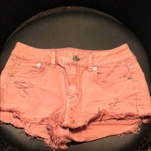 American Eagle denim stretch shorts